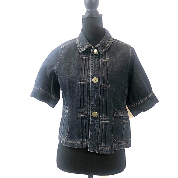 Route 66 Jackets & Blazers - Blue jean jacket button down